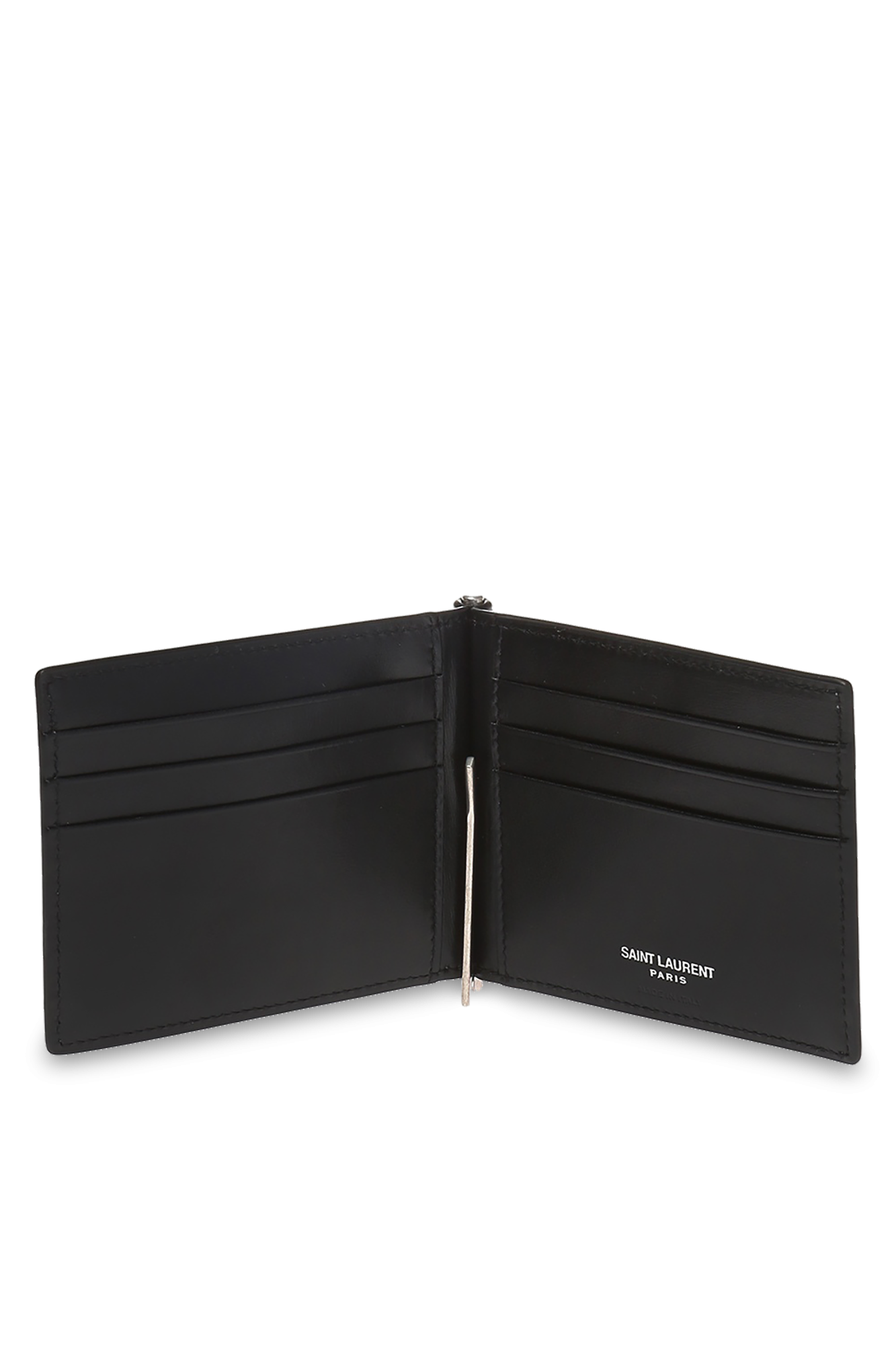 美品 SAINT LAURENT ID Money Clip id ビルクリップ（ブラック／メタル） | Saint Laurent | YSL JP